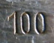 Couverts en métal argenté 90gr, 100gr et 100gr