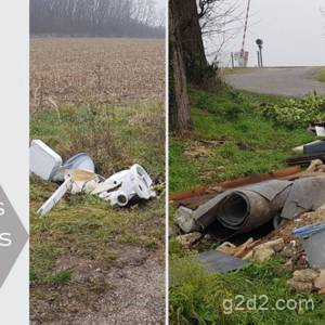 Exemples de dépôts sauvages